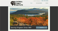 Desktop Screenshot of catskillfamilyinstitute.com