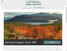 Tablet Screenshot of catskillfamilyinstitute.com